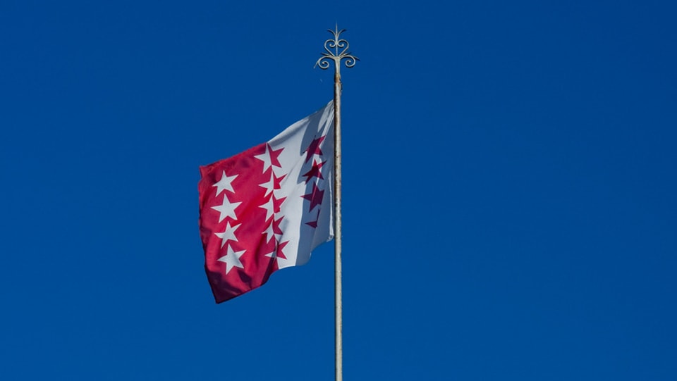 Walliser Flagge.