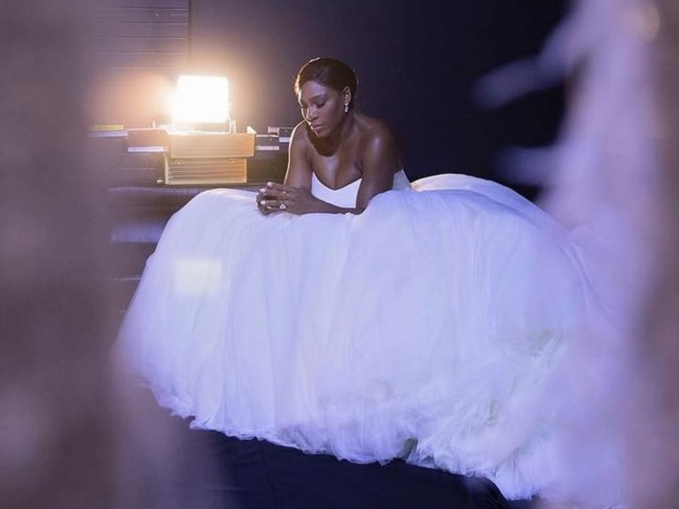 Bei der Auswahl des Hochzeitskleides hatte Serena Williams Hilfe von Vogue-Chefin Anna Wintour.
