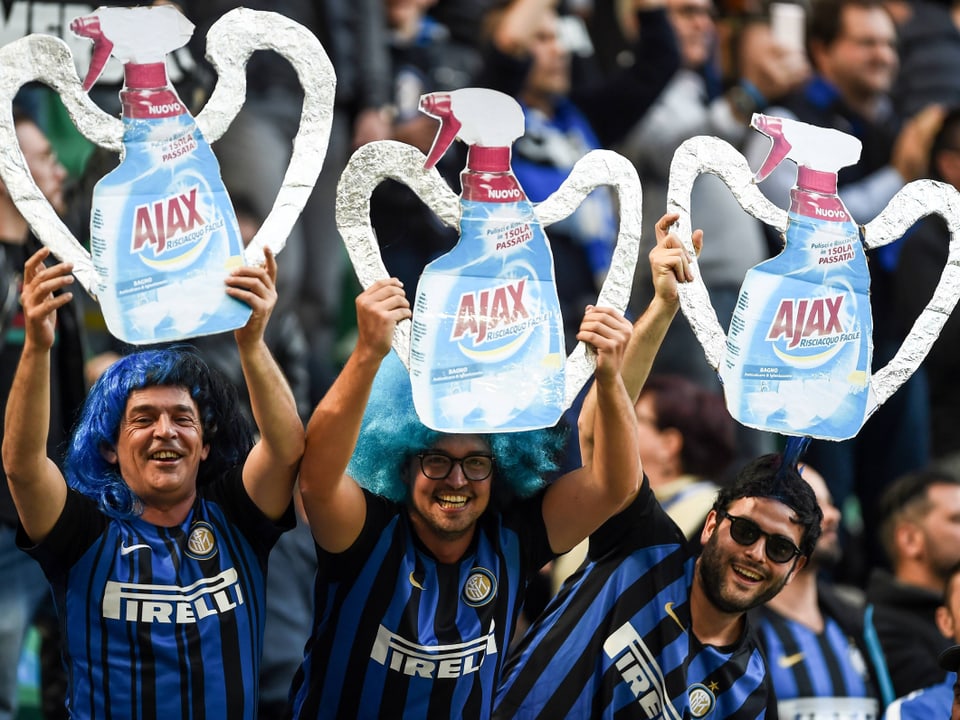 Fans von Inter Mailand.