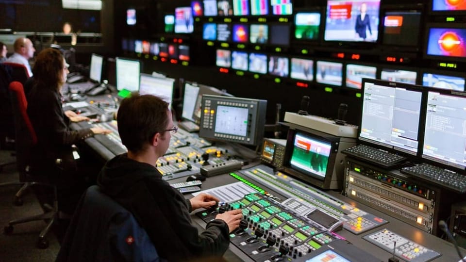 Einblick in die TV-Regie