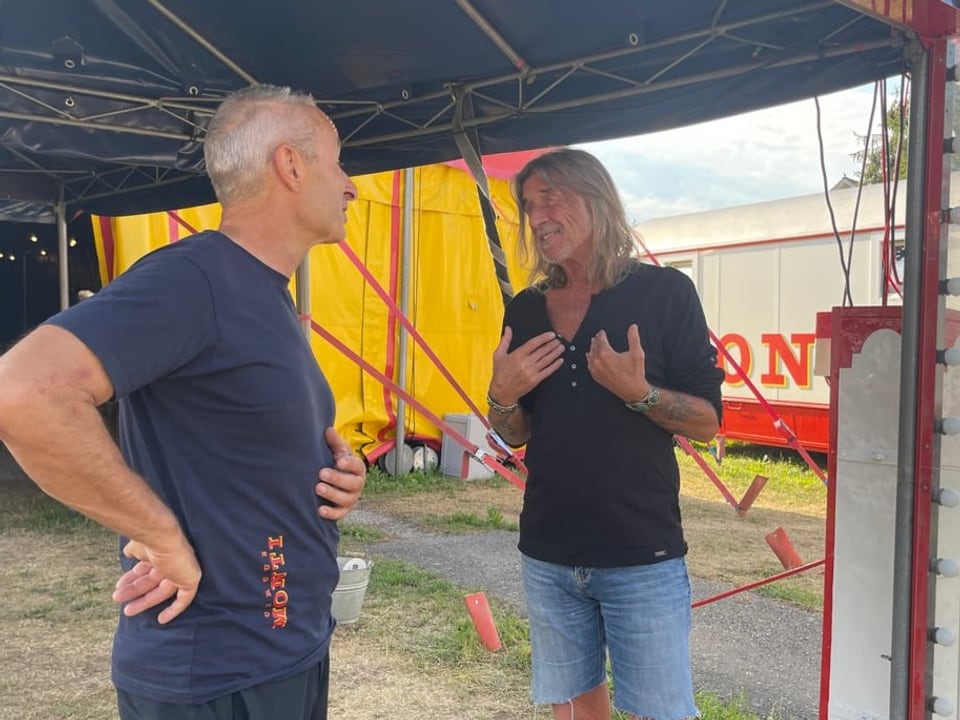 Ralph Wicki im Gespräch Ralph und Johannes