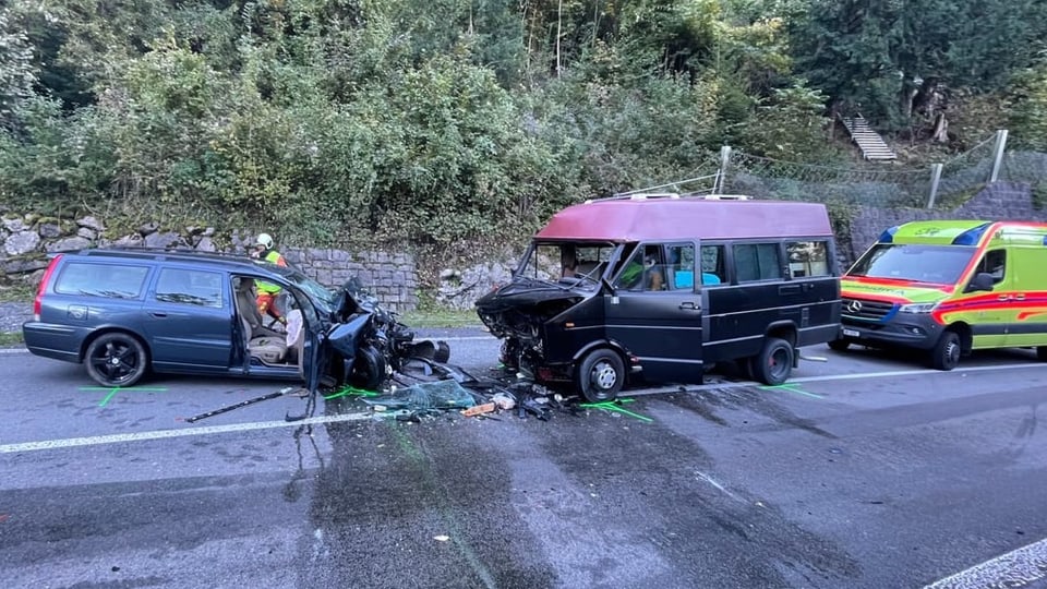 Unfall auf der Axenstrasse