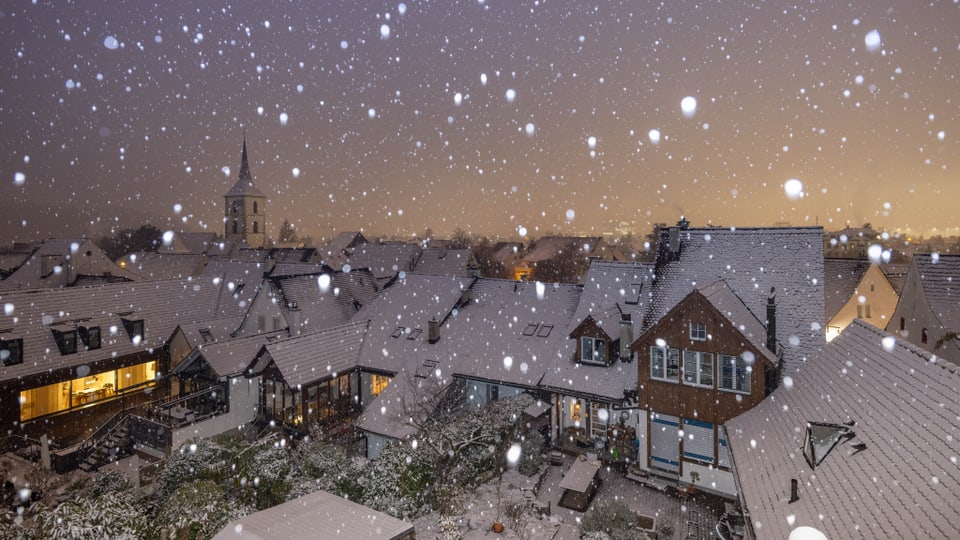 Winterliches Muttenz.