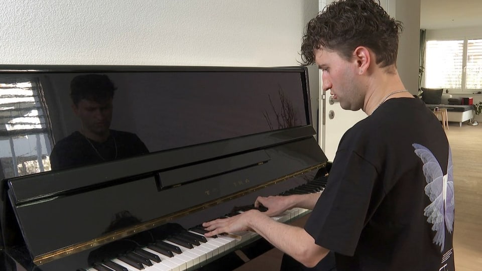 David Gamez am Piano