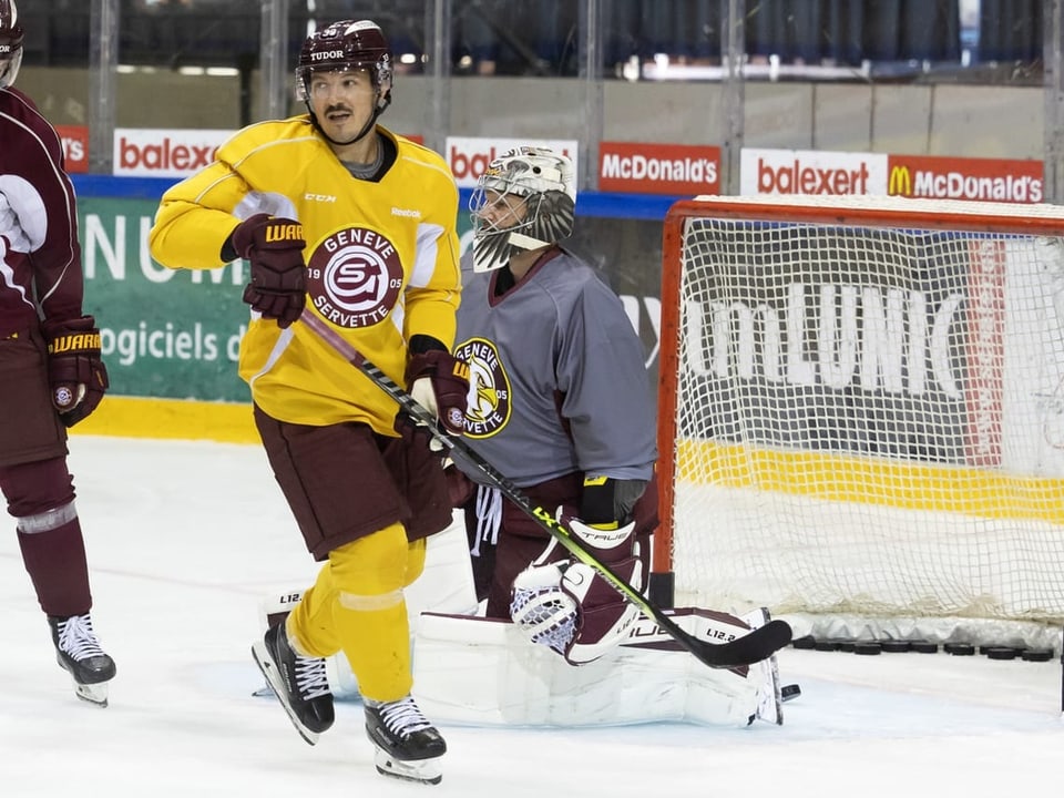 Erzielt seine Tore künftig für Genf-Servette Der langjährige Lugano-Stürmer Alessio Bertaggia