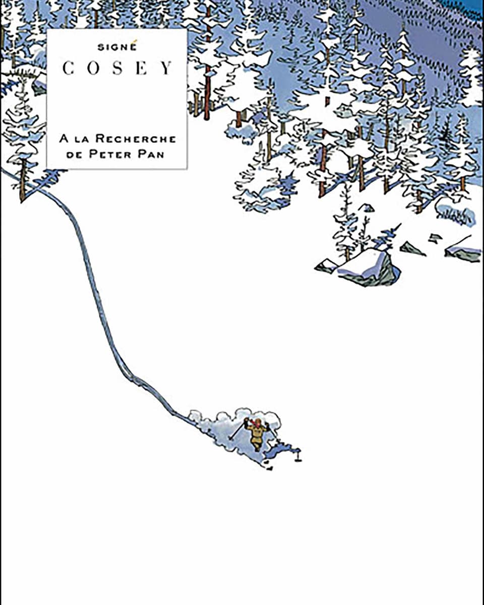 Das Titelbild von «Auf der Suche nach Peter Pan» von Cosey.