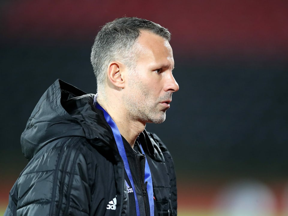Wales-Trainer Ryan Giggs.