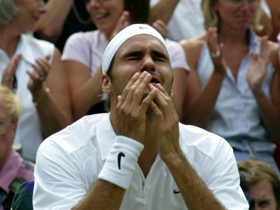 Roger Federer an Wimbledon 2003