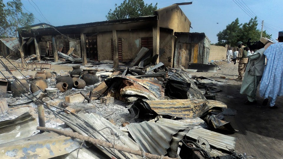 Bild von Anfangs März: In Borno tötet die Extremistengruppe Boko Haram mehr als 80 Menschen.