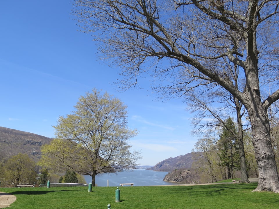Blick auf den Hudson River von West Point aus.