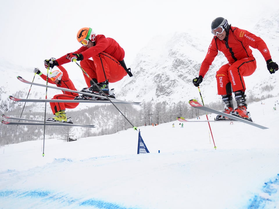 Schweizer Skicross-Athleten