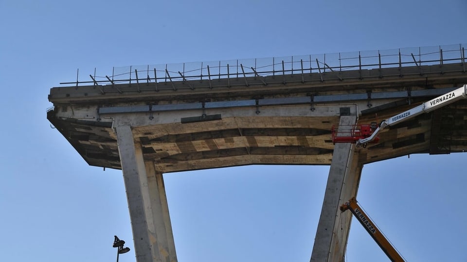 Genua: In einem Jahr soll die neue Brücke stehen
