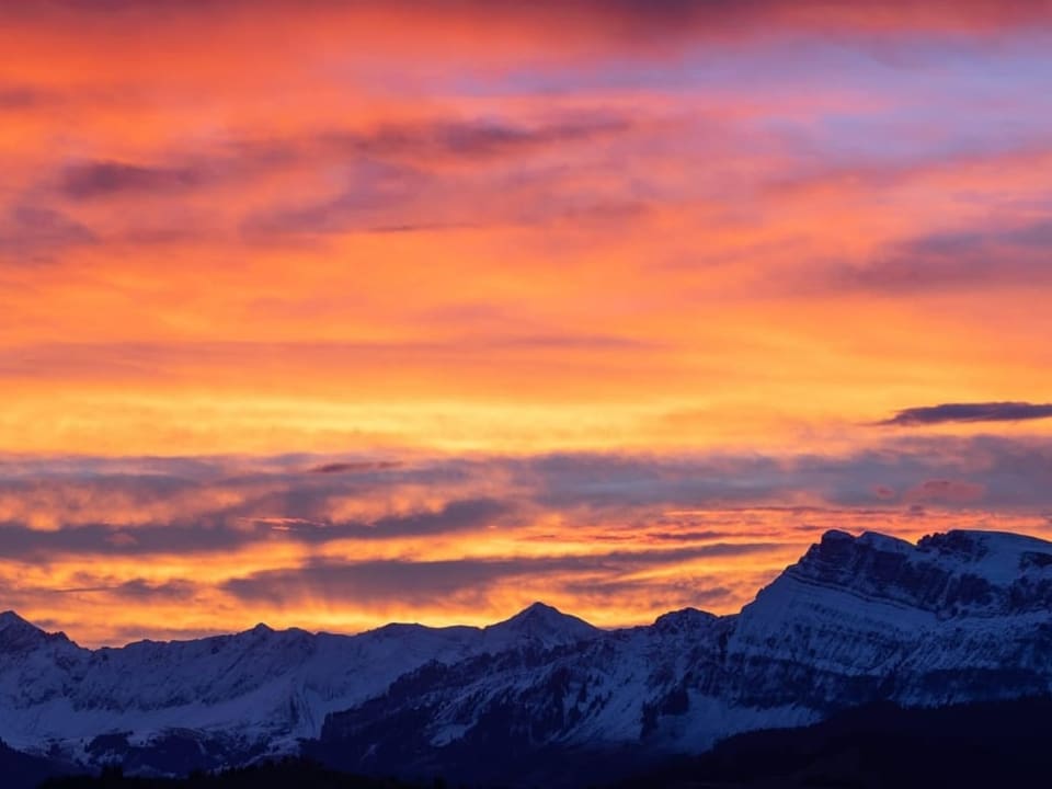 Aebersold/BE Mit all seinen Farben und Formen in der Emmentaler Bergkulisse.