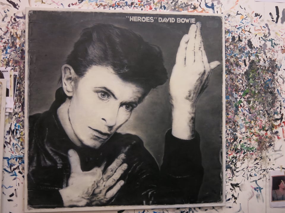  «Heroes» von David Bowie  - grossformatiges Ölbild von Mart Meyer.