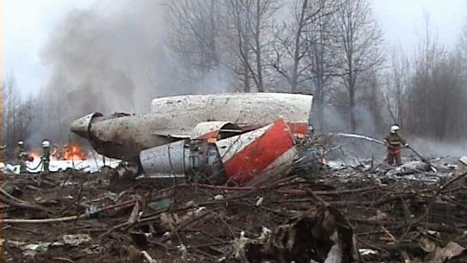 Trümmer der abgestürzten Tupolew-Tu 154