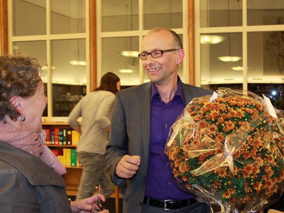Oktober 2014: Michael Töngi wird als Regierungsratskandidat der Grünen nominiert. 