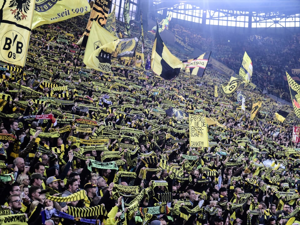 Choreografie der Dortmund-Fans