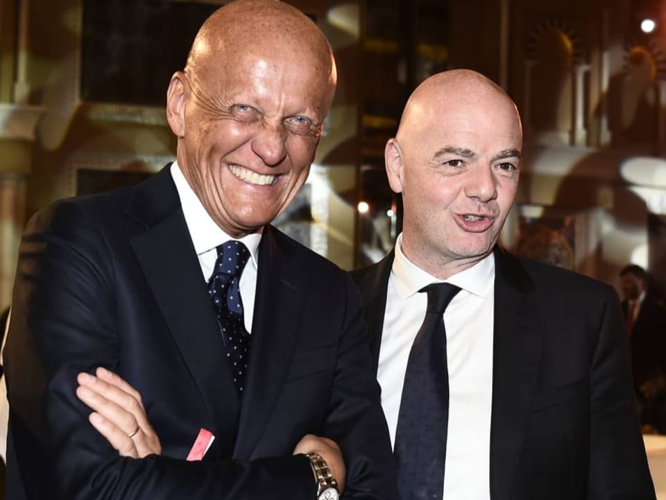 Pierluigi Collina und Gianni Infantino