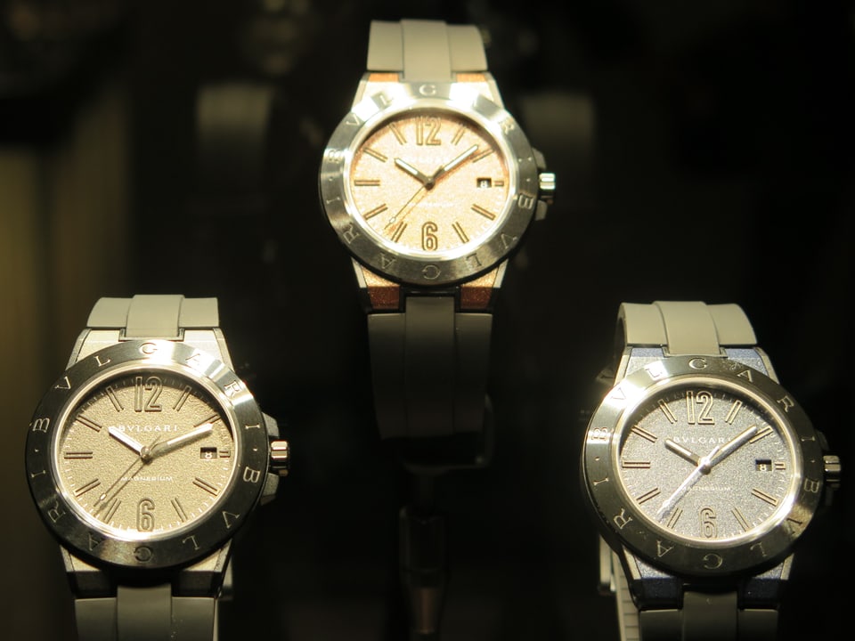 Die neuen Uhren von Bulgari.