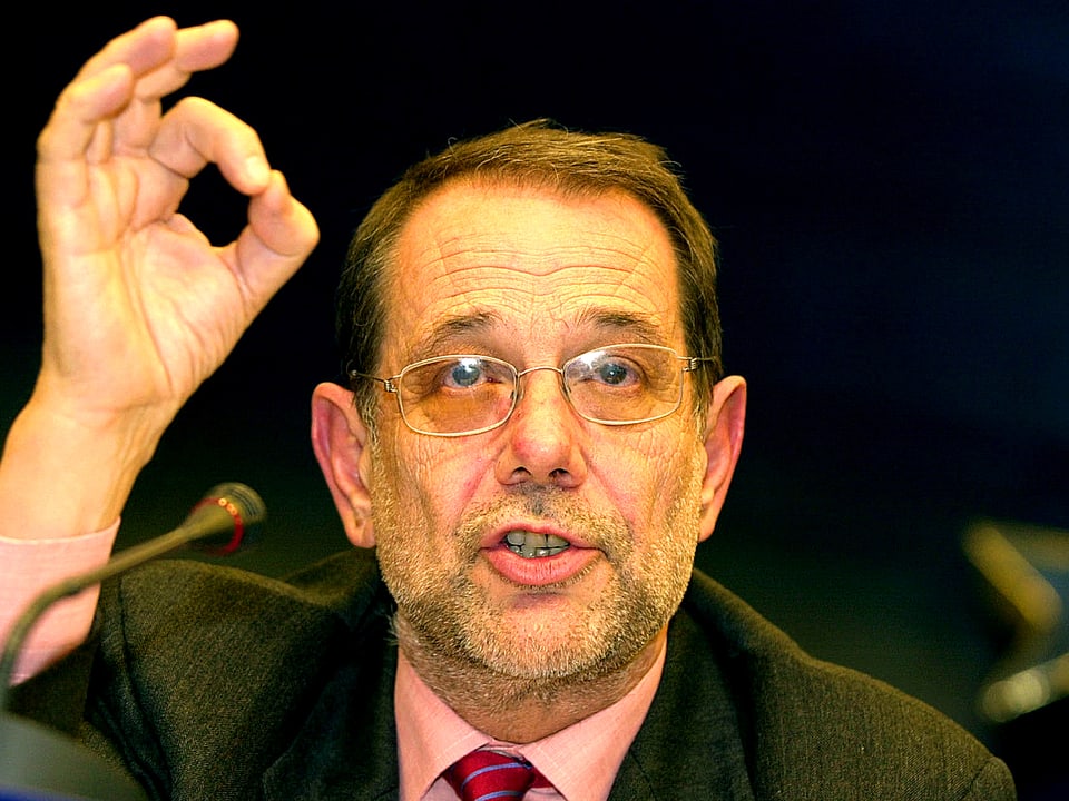 Portrait des ehemaligen Nato-Generalsekretärs Javier Solana