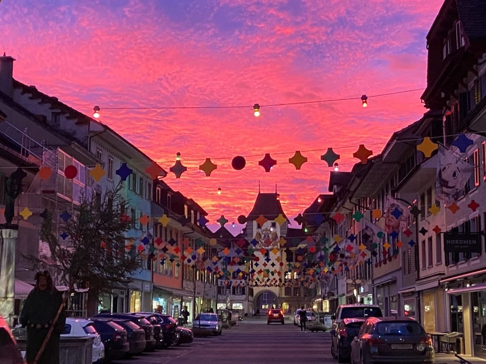 Abendrot.