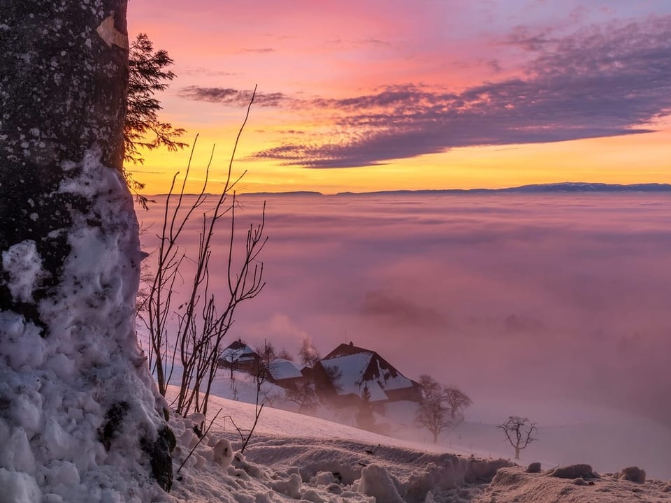 Ochlenberg/BE Wunderbare Abendstimmung…