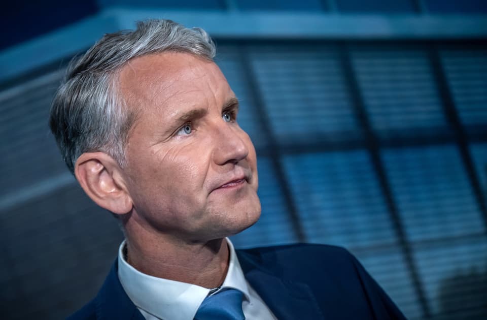 Björn Höcke beim TV-Duell von vergangener Woche. 