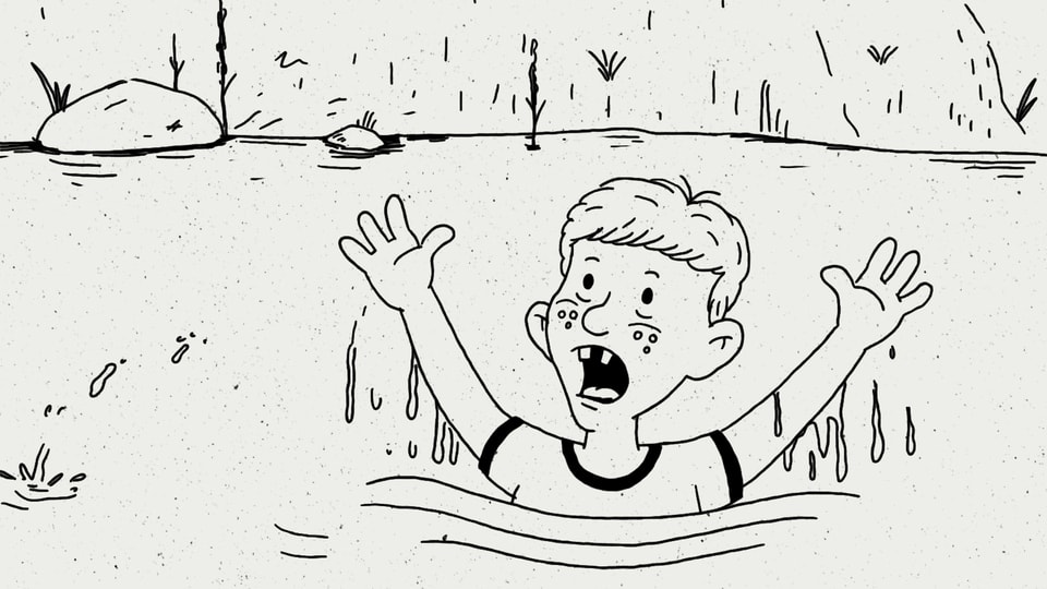 Filosofix Müssen wir helfen? Gedankenexperiment Kind im Teich