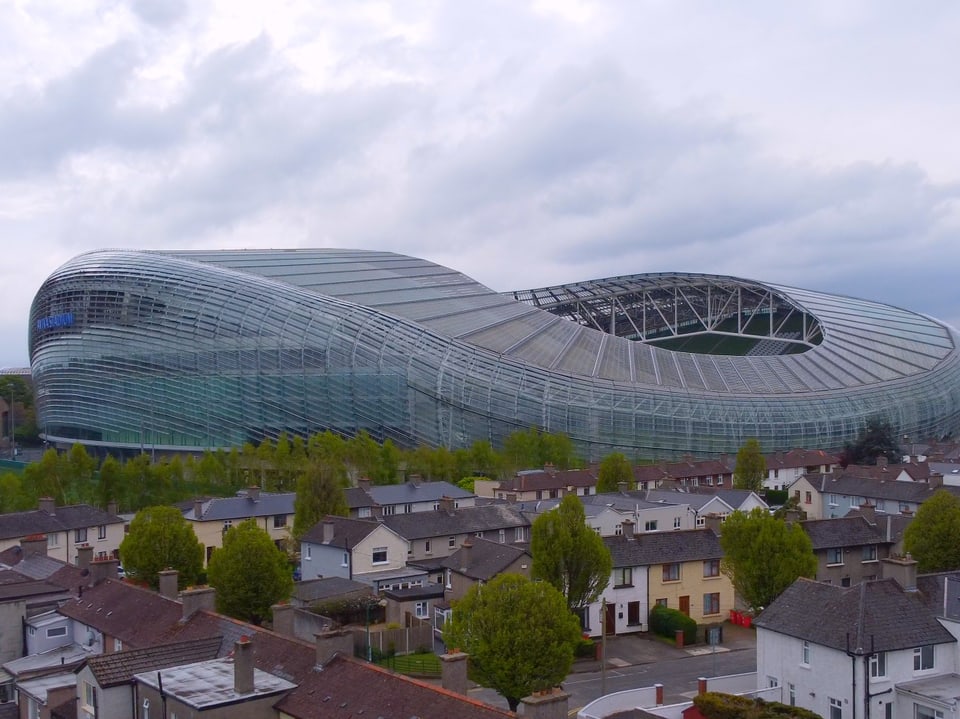 Das Aviva Stadium in Dublin