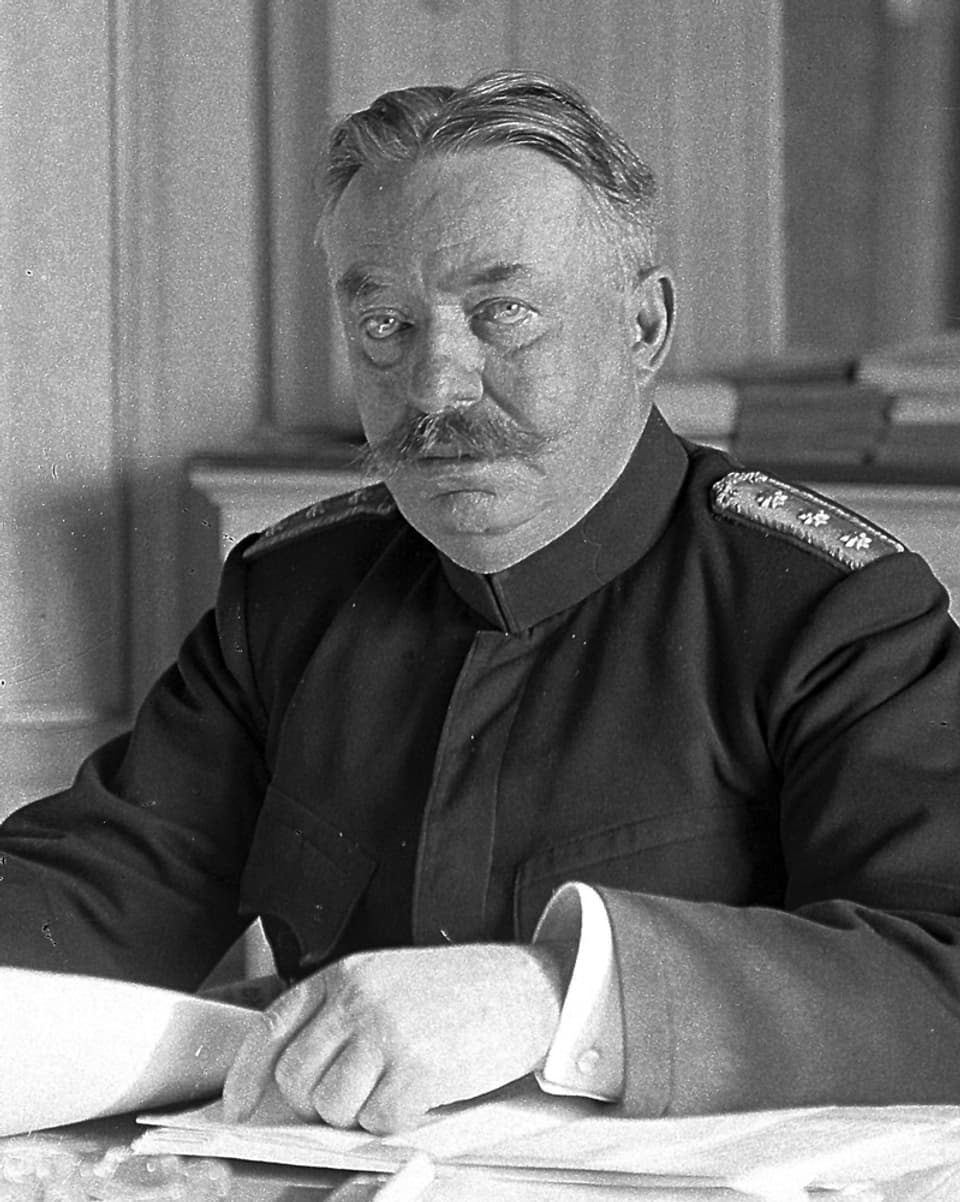 Portrait General Ulrich Wille.