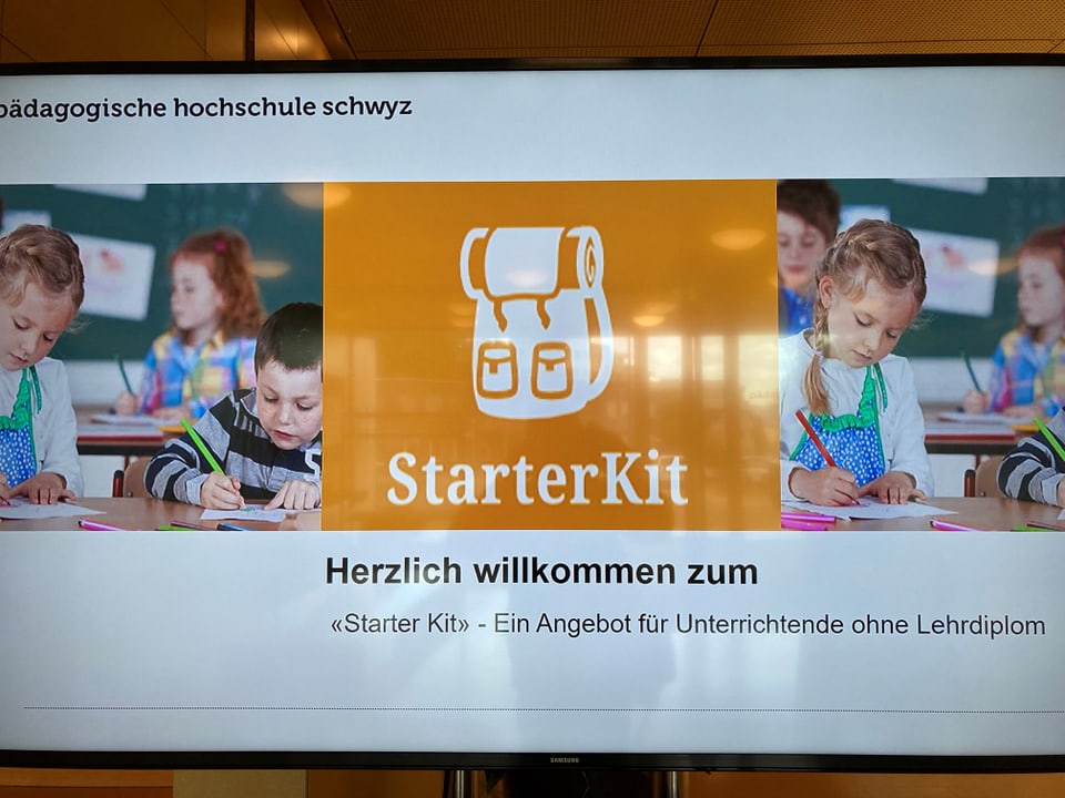 Werbeanzeige des «Starter Kit» der PH Schwyz.