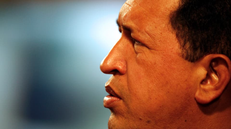 Chávez von der Seite.