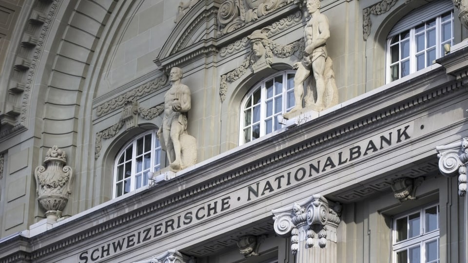 Die Schweizerische Nationalbank in Bern.