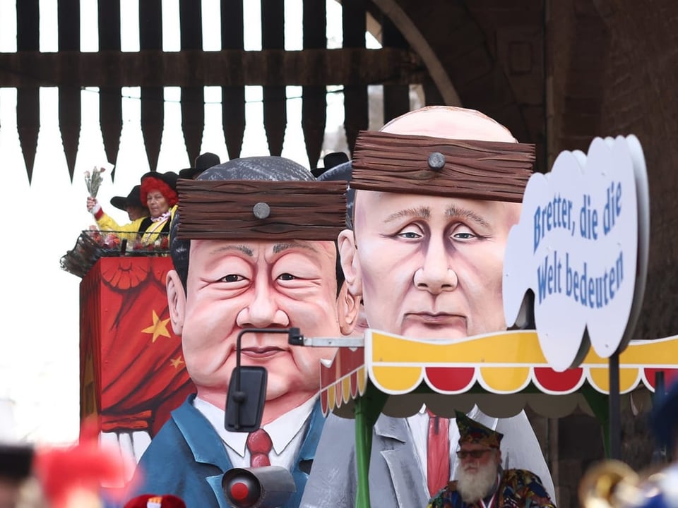 Wladimir Putin und Xi Jinpging haben ein Brett vor dem Kopf. 