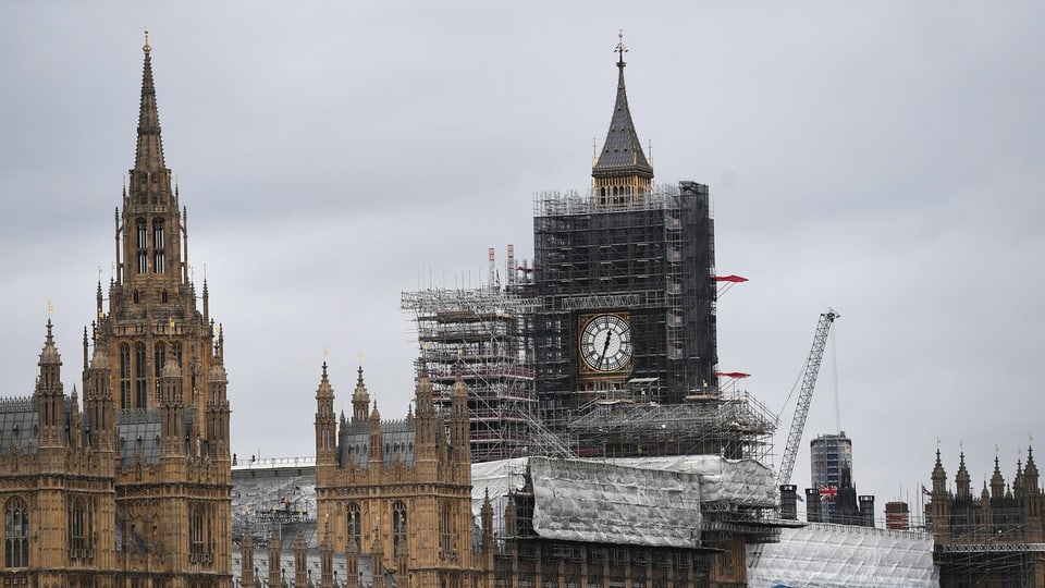 Sanierung des britischen Parlamentsgebäudes