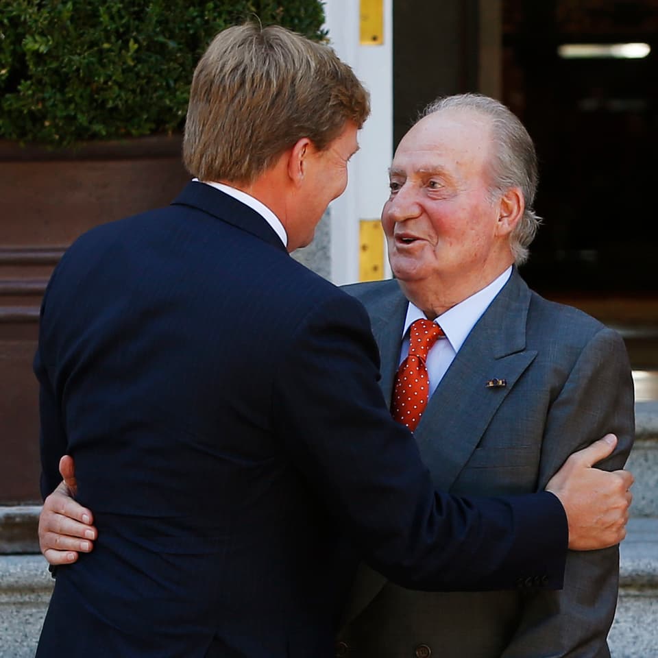 Willem-Alexander und Juan Carlos
