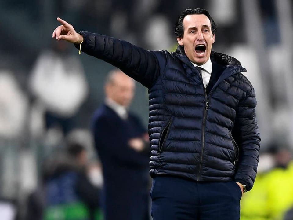 Weiss, wie man auf europäischer Ebene bestehen kann Unai Emery an der Seitenlinie