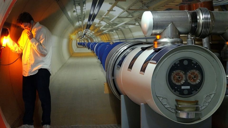 Der LHC-Tunnel.