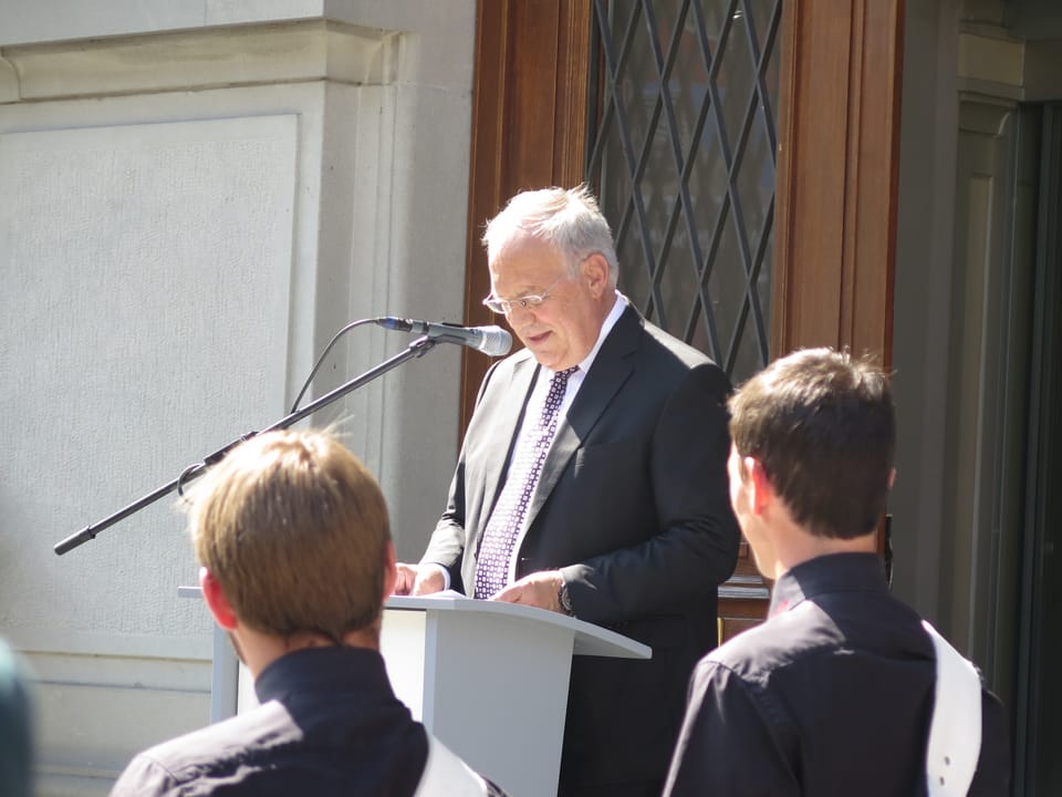 Bundespräsident Johann Scheider Ammann