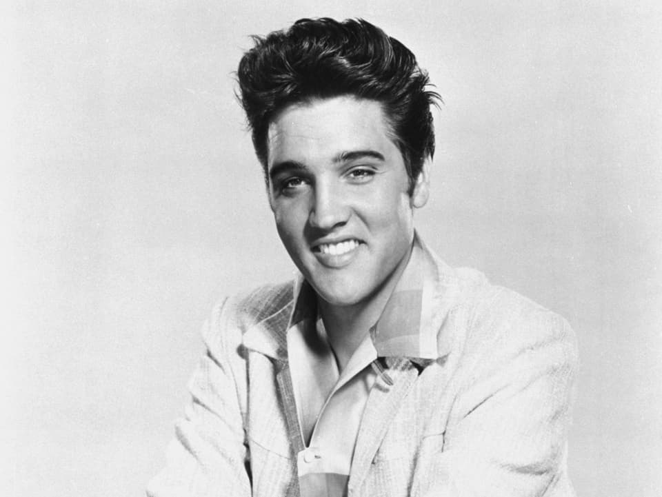 Porträt des Sänger Elvis.