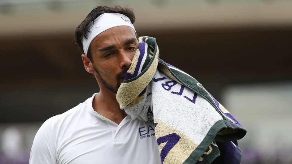 Fabio Fognini ist erzürnt.