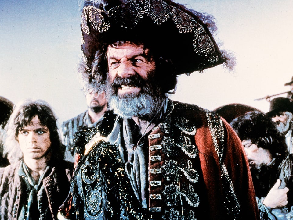Ein Pirat in einem Film aus den 80er-Jahren.