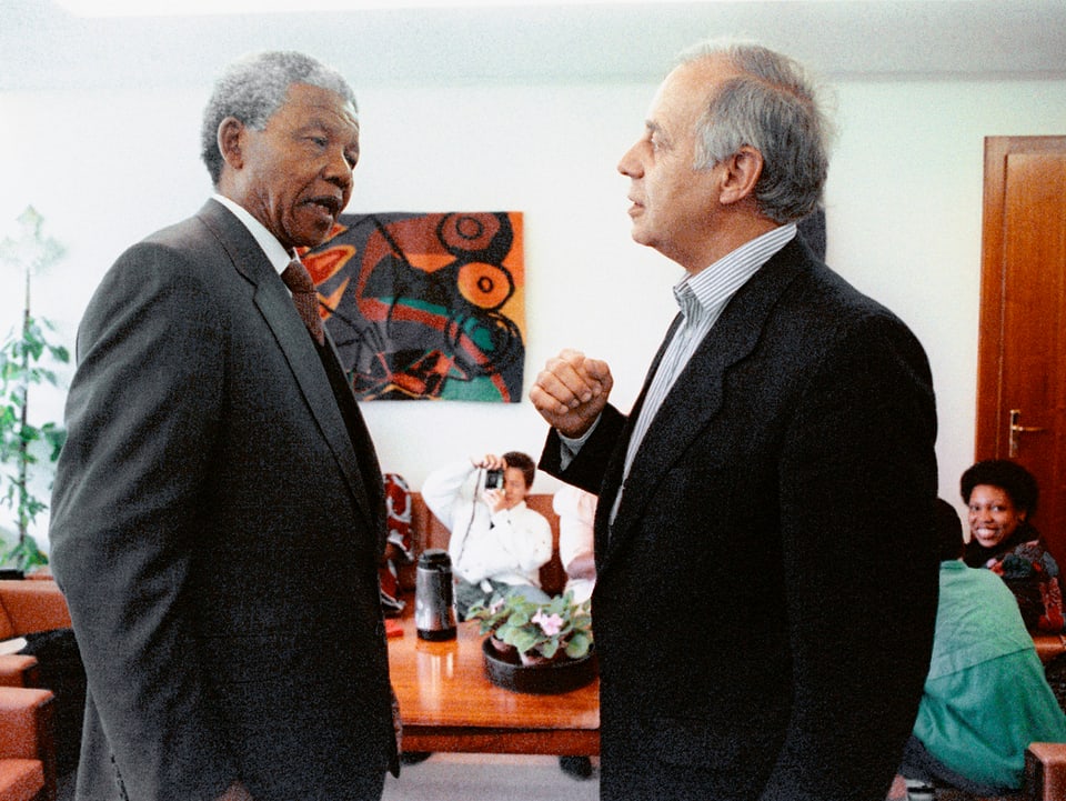 Nelson Mandela und Jean Ziegler