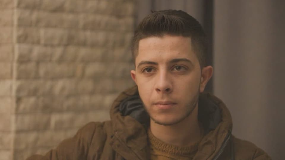 Abdallah (19) wurde Anfang Oktober angeschossen.