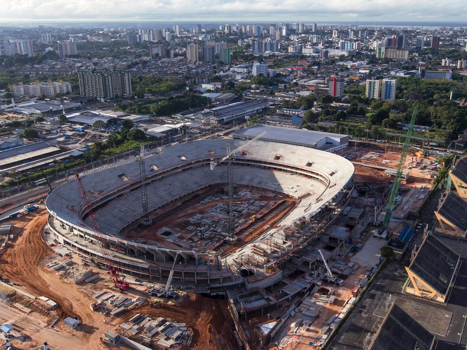 Die Amazônia-Arena in Manaus.