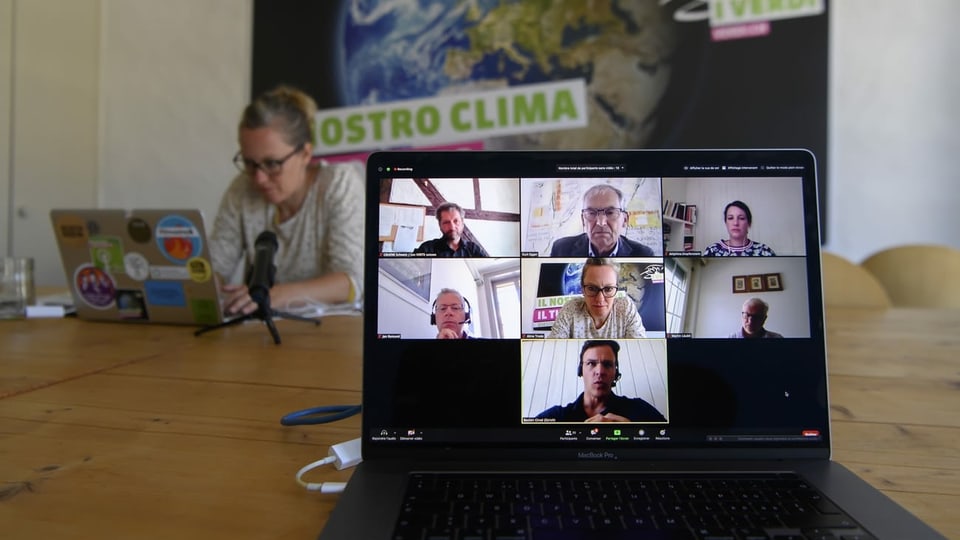 Virtuelle Lancieriung des Klimaplans