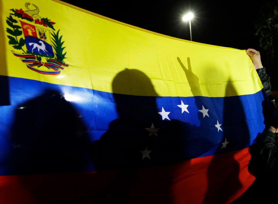 Die Flagge Venezuelas.