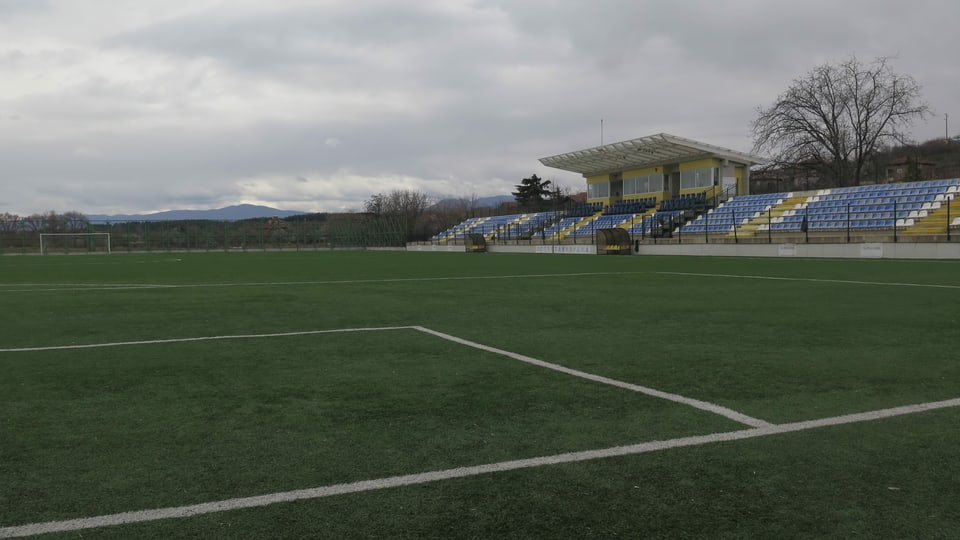 Fussballstadion in Kalugerovo.