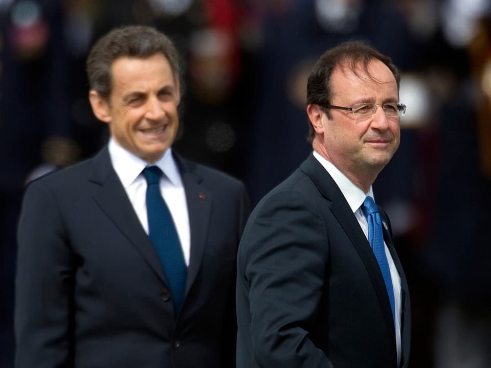Nicolas Sarkozy und François Hollande