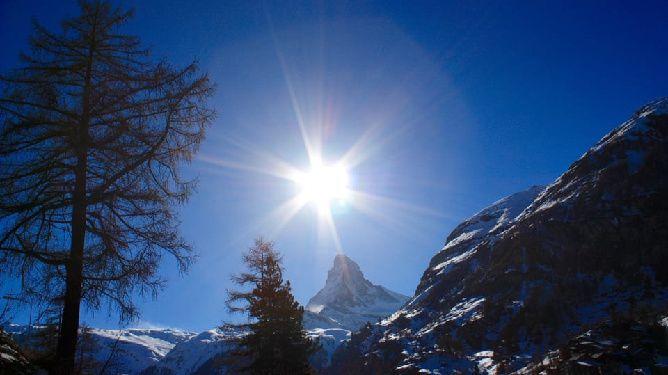 Zermatt erlebt den sonnigsten Dezember seit Messbeginn.